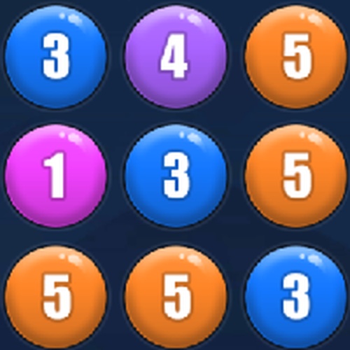 Merge Bubble Number Puzzle