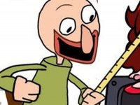 Ruler With Mr. Baldi Basics Online Game