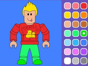 Roblox Coloring Game Online