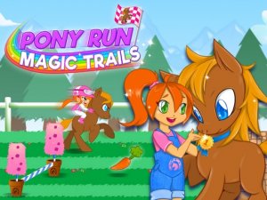Pony Run: Magic Trails Online Game