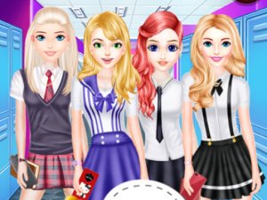 Girls School Fashion Online Game