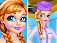 Princess Stewardess Makeover Game