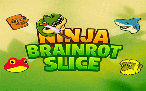 Ninja Brainrot Slice - Endless Arcade Game