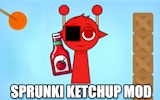 Sprunki Ketchup Mod - Physics Puzzle Game
