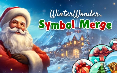 WinterWonder Symbol Merge - Christmas Puzzle Game