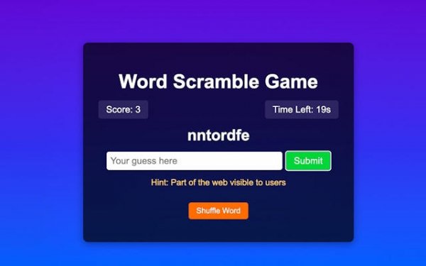 Letter Mix Vocabulary Builder