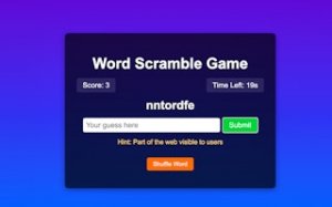 Letter Mix Vocabulary Builder