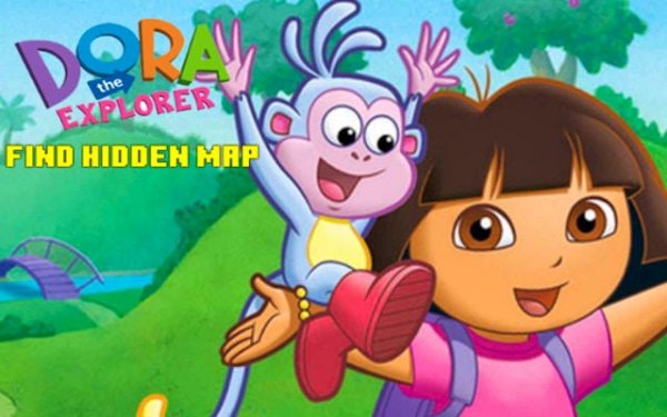 Dora Explorer Hidden Map Puzzle