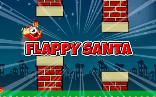 Flappy Santa - Christmas Flight Game