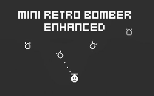Mini Retro Bomber Enhanced - Arcade Survival Precision Fighter