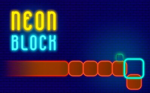 Neon Block Arcade - Stacking Puzzle Game