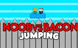 Noob vs Bacon Jumping - Spike Escape Game