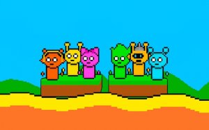 Sprunki Lava Escape 2Player - Endless Jumping Adventure Online Game