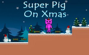 Super Pig on Xmas: Candy Rescue Platformer Online Game