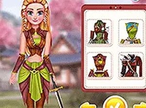 Princesses As Ancient Warriors Dress Up Game