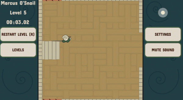 Marcus Snail Puzzle Adventure